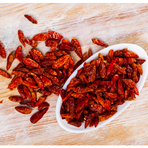 Dried Bird Eye Clilly/ഉണക്ക കാന്താരിമുളക്