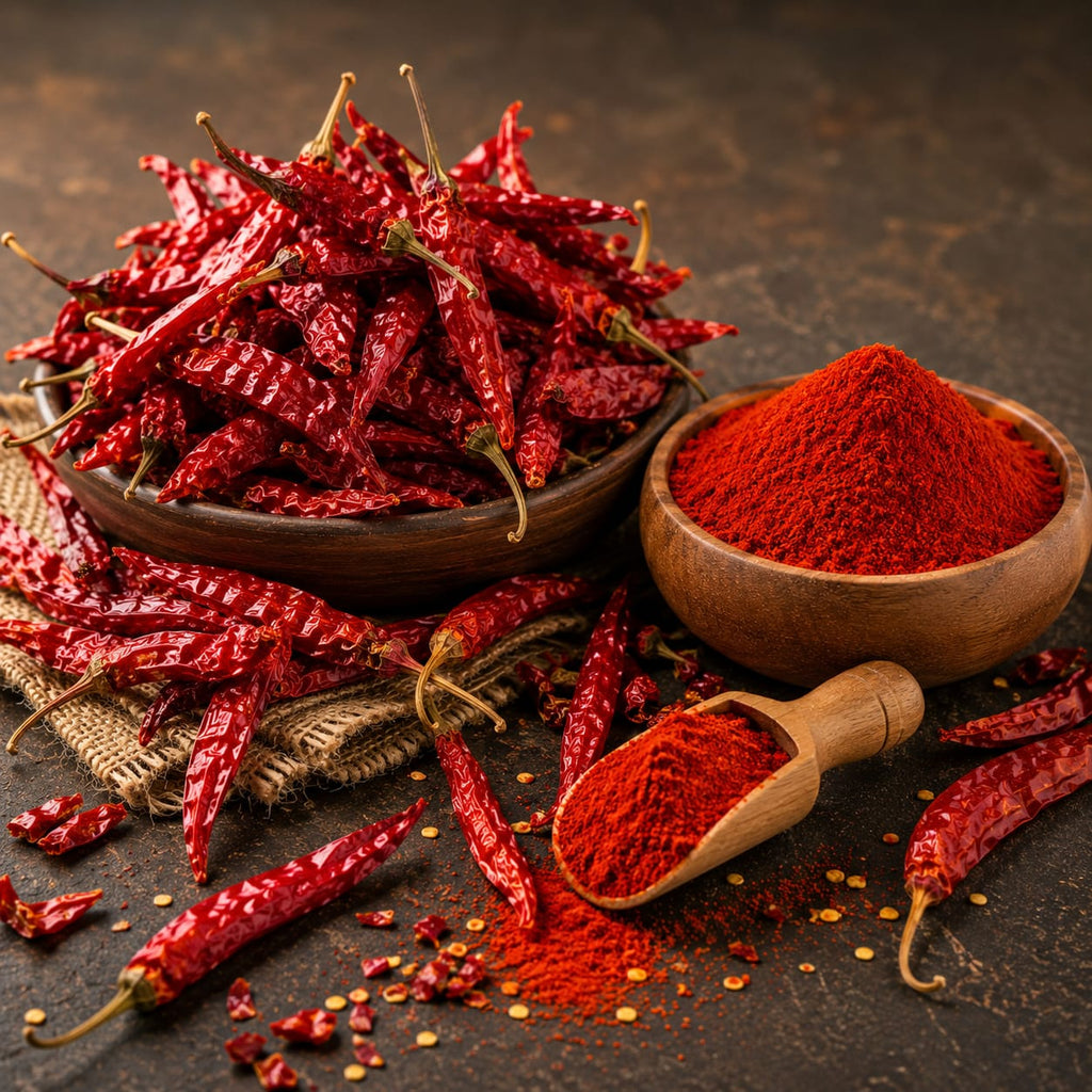Kashmiri chilly powder/പിരിയൻ  മുളകുപൊടി