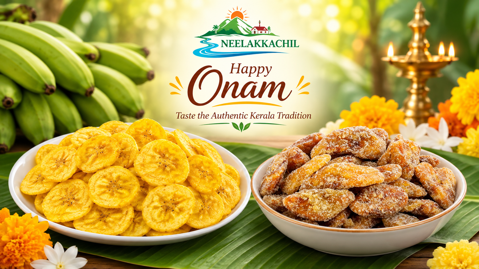 Onam Combo - Banana Chips And Sarkkaravaratty